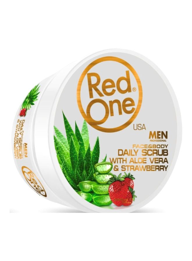Redone Daily Scrub With Aloevera And Strawberry 450ml - Image 2