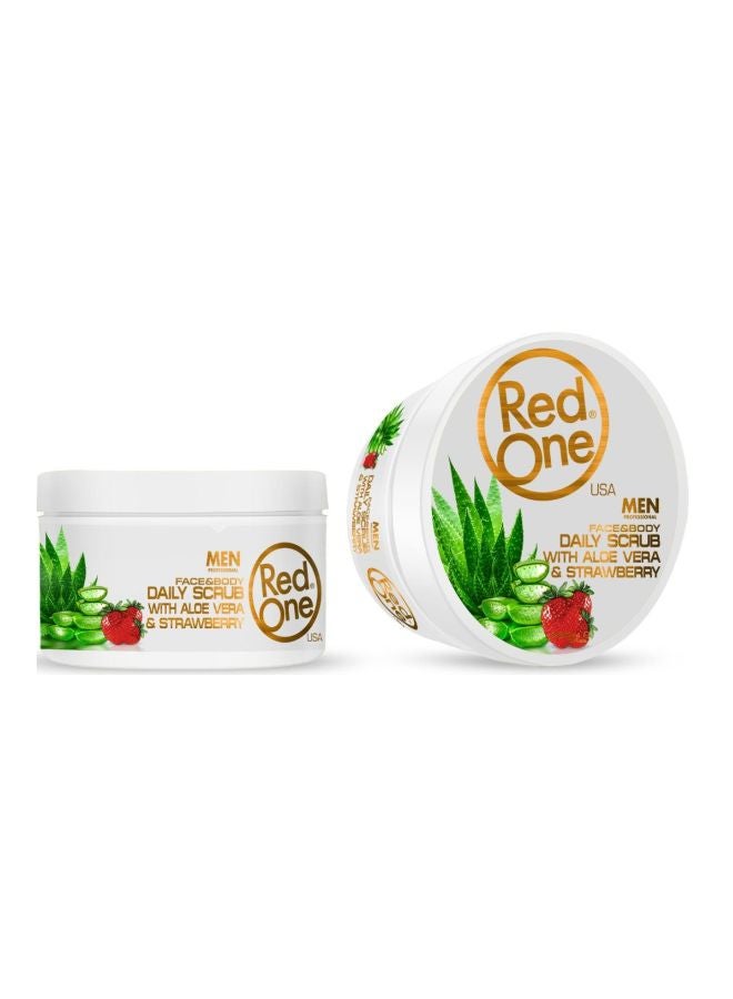 Redone Daily Scrub With Aloevera And Strawberry 450ml - Image 3