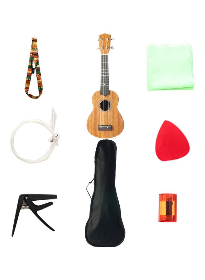 Generic Wooden UKulele 4 String Portable Guitar - Image 1