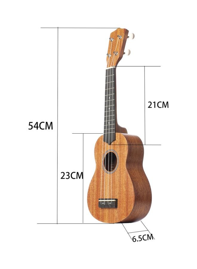 Generic Wooden UKulele 4 String Portable Guitar - Image 3