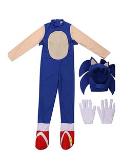 Polyester Hedgehog Deluxe Costume Set M