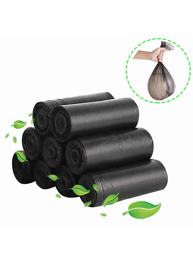 20-Piece Heavy Duty Garbage Bag Black 50x3.7x3.7cm - Image 1