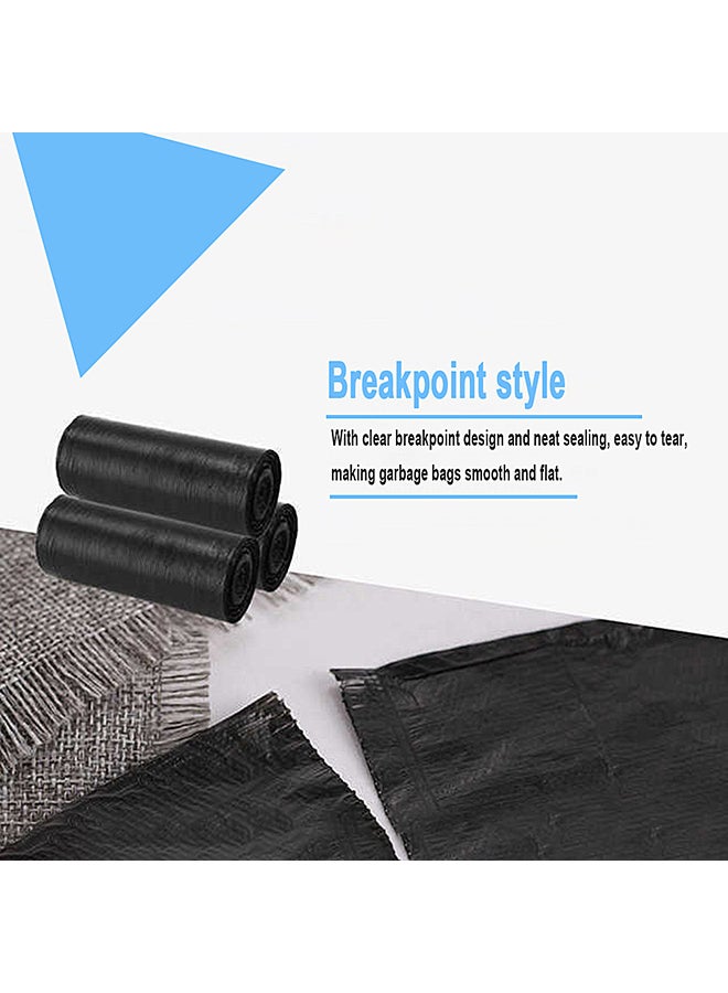 20-Piece Heavy Duty Garbage Bag Black 50x3.7x3.7cm - Image 2