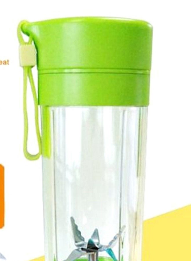 كول بيبي خلاط للعصير محمول وعالي الطاقة ومزود بمنفذ USB للشحن وكابل 500.0 ml 1.5 W SAJ1723GN شفاف / أخضر - Image 3