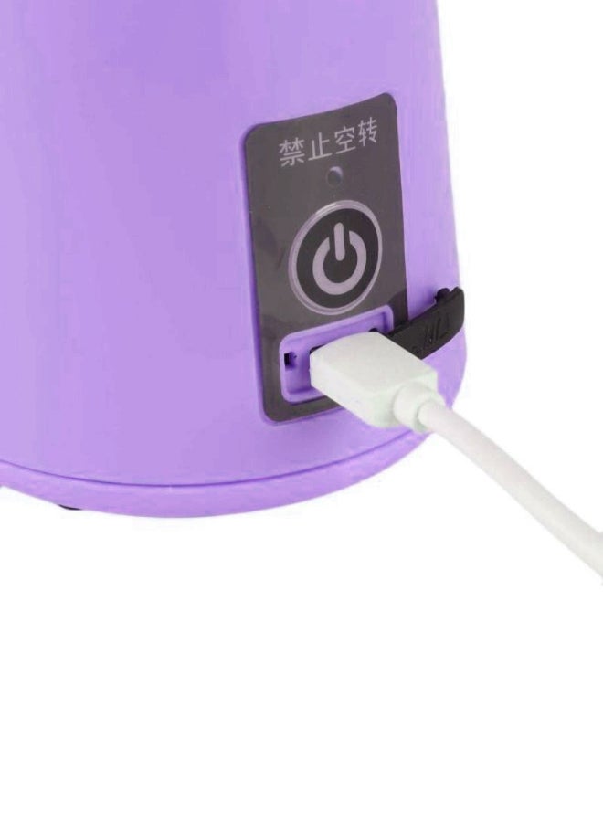 Cool Baby Portable High-Power USB Charging Juice Blender 500.0 ml 1.5 W SAJ1725PP Purple/Clear - Image 4