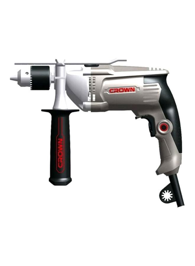 Crown impact Drill 13 mm 810 Watt metal CROWN Grey/Black/Red - Image 2