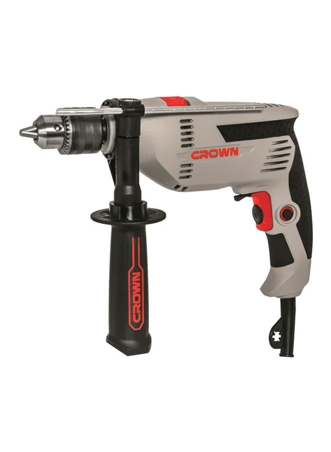 Crown Electric Reversable Impact Drill Grey/Black/Red 13mm - Image 1