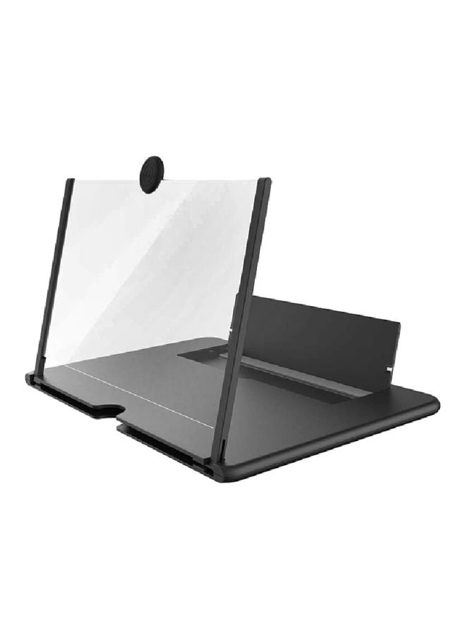 Trands HD Mobile Screen Projector With Foldable Phone Stand Black/Clear - Image 1