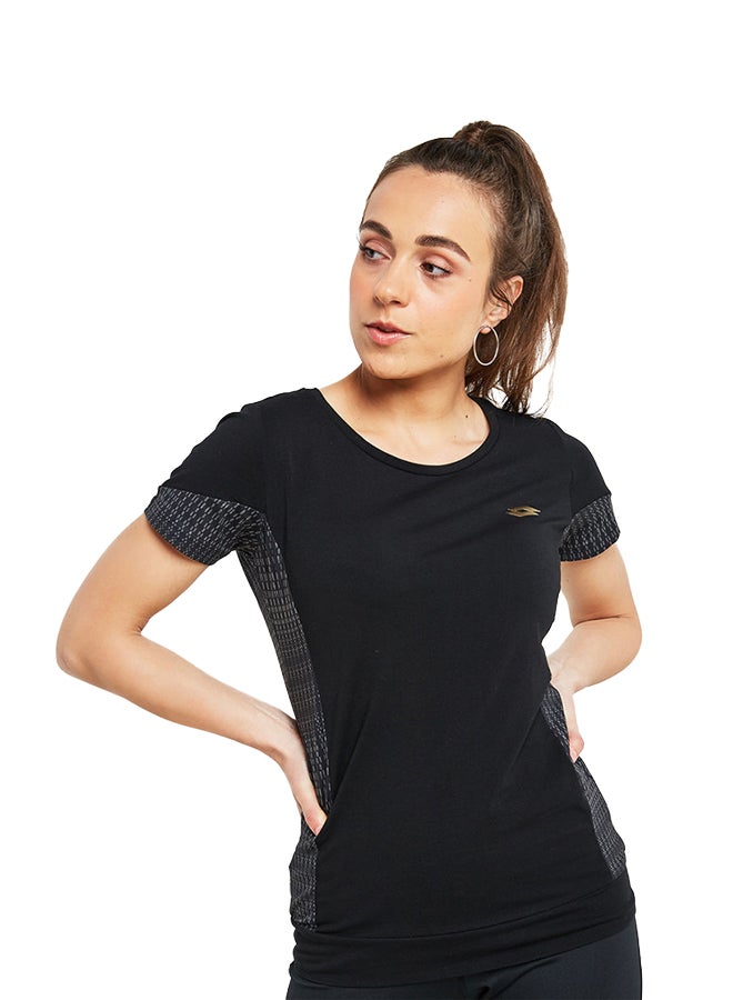 لوتو تيشيرت إندي II stc. أسود - Image 1