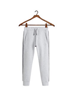 MANGO Taped Side Sweatpants Grey  - Image 1