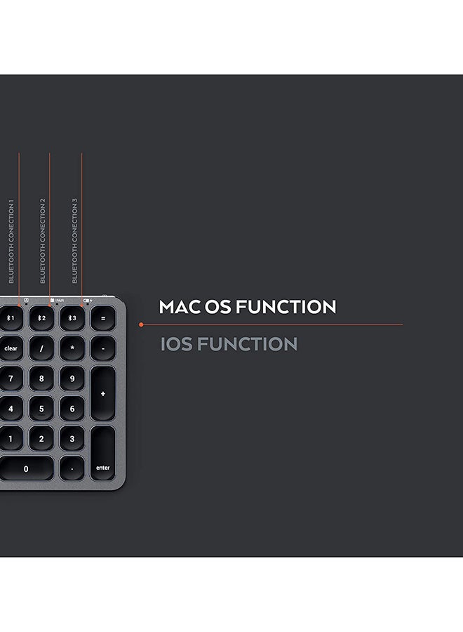 Compact Backlit Bluetooth Keyboard For Mac Space Grey