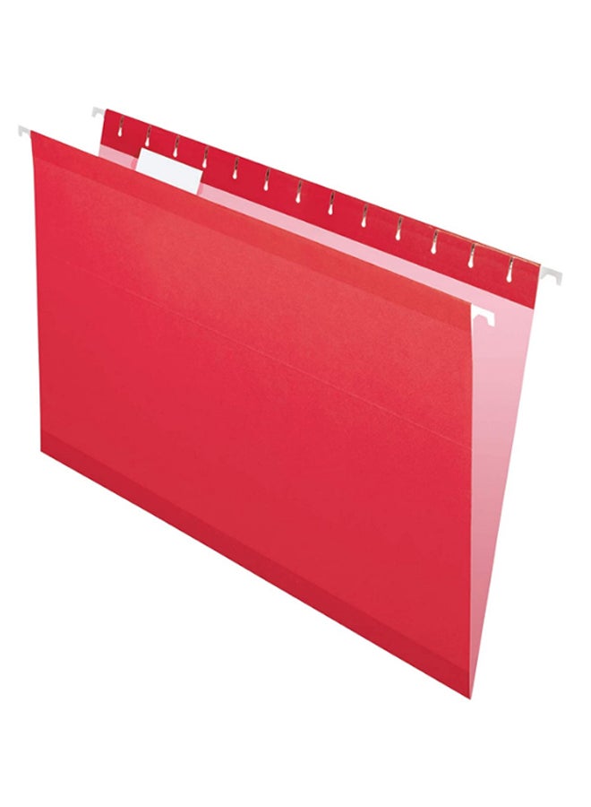 Pendaflex Reinforced Hanging File Folder Red - Image 1