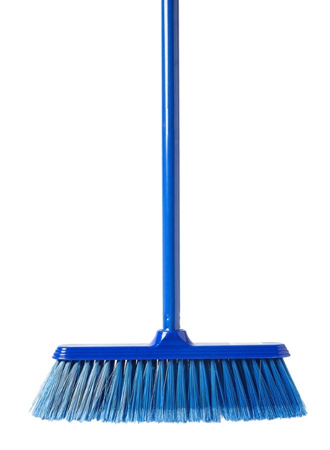 Samar - Cleaning Broom With Stick Blue - Image 1