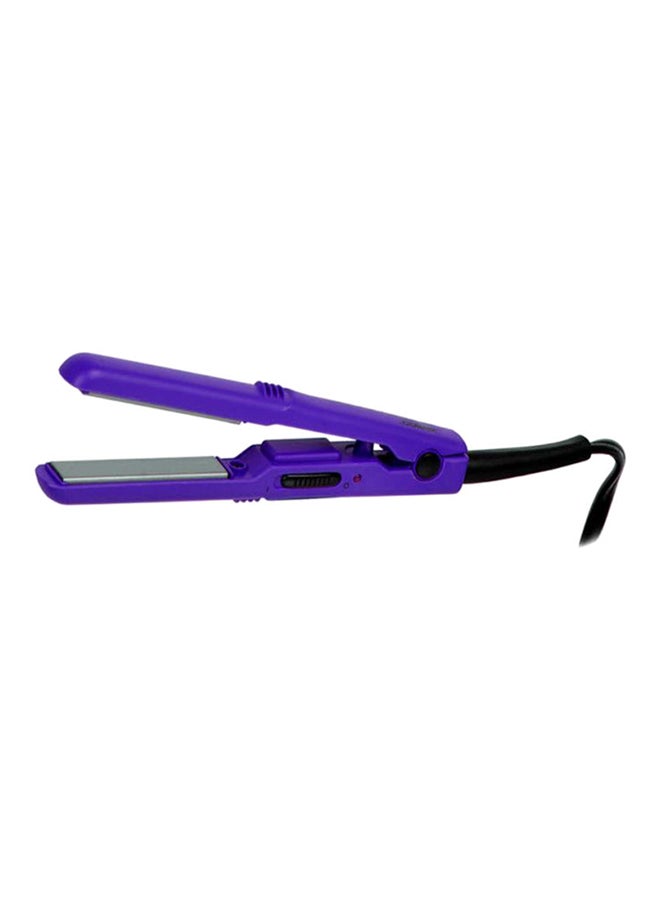 CONAIR Infinity Premier Mini Ceramic Hair Straightener Purple/Black - Image 1