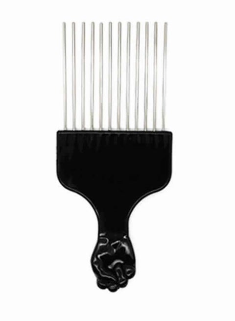 Keep Curly Hair Insertion Combs Black 17x7cm