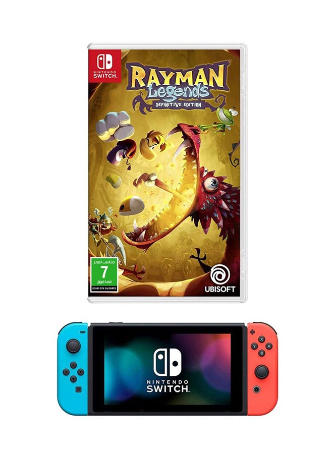 Switch Console With Rayman Legends Definitive Edition Game