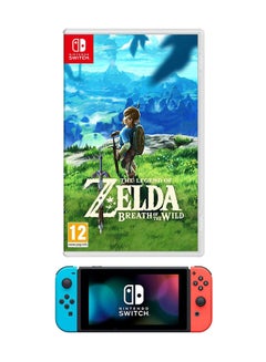 Nintendo Switch Console With The Legend Of Zelda: Breath Of The Wild(Intl Version) Game  - Image 1