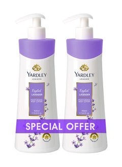 Yardley Body Lotion English Lavender Pack Of 2 400ml 