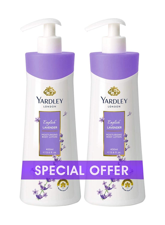 ياردلي لوشن الجسم لافندر إنجليزي عبوة من 2