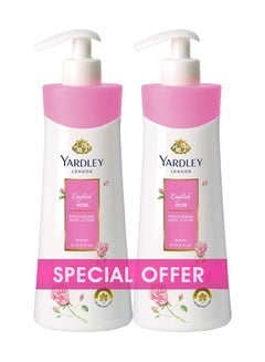 Yardley Pack Of 2 Body Lotion English Rose 800ml 