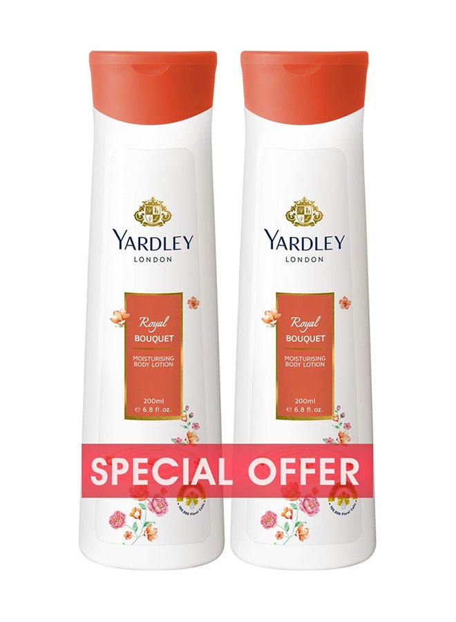 Yardley Pack Of 2 Body Lotion Royal Bouquet 400ml