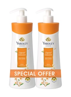 Yardley Pack Of 2 Body Lotion Imperial Sandalwood 800ml 