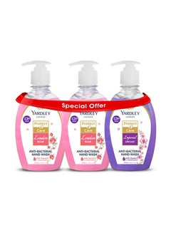 Pack Of 3 Antibacterial Handwash London Rose With Imperial Orchid 250ml - v1597568318/N39788019A_1