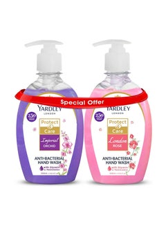 Pack Of 2 Antibacterial Handwash Imperial Orchid With London Rose 500ml - v1597568318/N39788021A_1