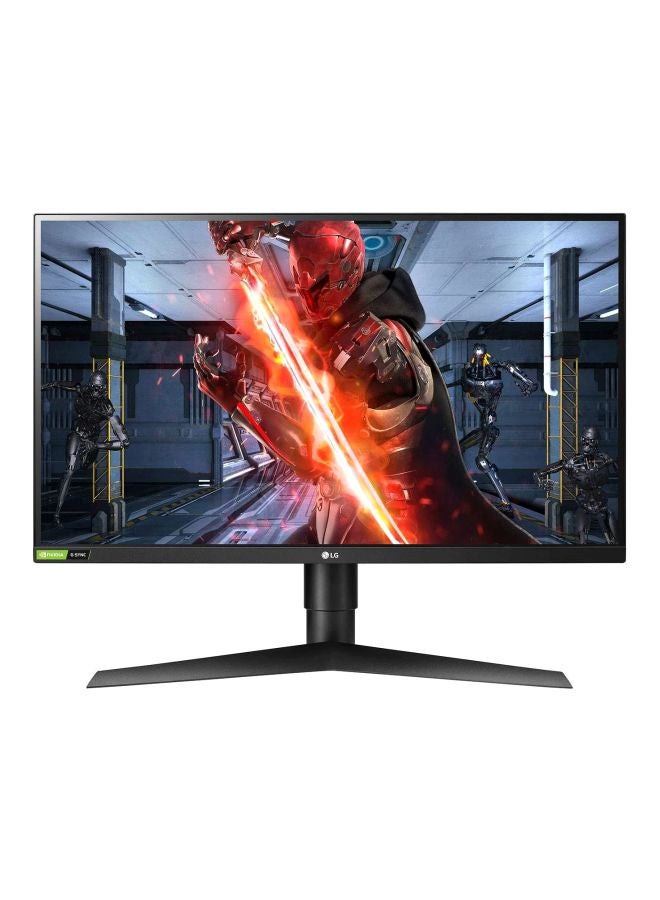 LG - 27GN750-B 27 inch IPS LED Full HD Gaming Monitor With 240Hz, Nvidia G-Sync and DisplayPort Black - Image 1