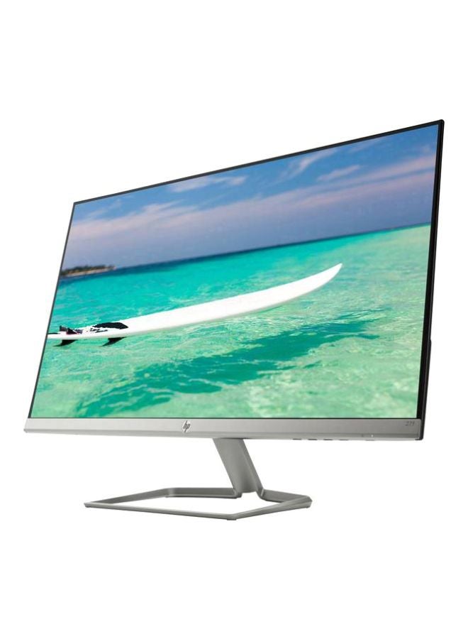 HP - 2XN62AA 27 inch IPS LED Full HD Monitor With 60Hz, AMD FreeSync and DisplayPort USB Black/Silver - Image 1