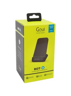 Goui 15W Ultra Fast Wireless Charging Stand With Clock Black  - Image 3