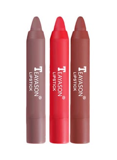 TEAYASON 3-Piece Matte Lipstick Set Multicolour  - Image 1