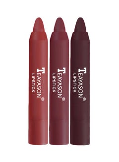 TEAYASON 3-Piece Matte Lipstick Set Multicolour  - Image 1