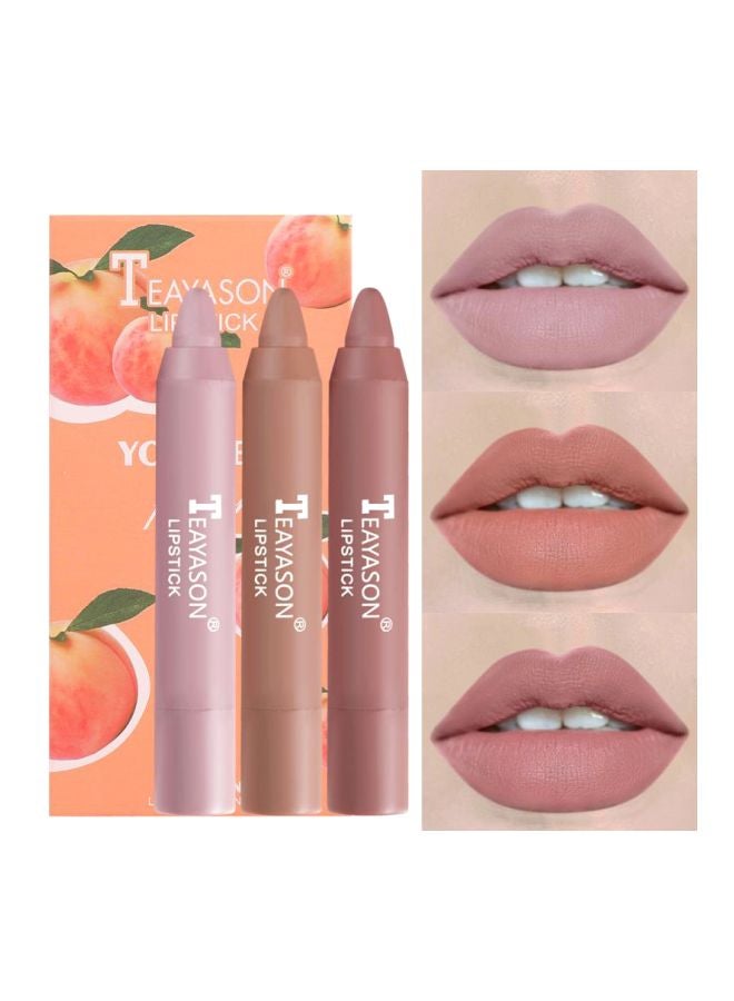 TEAYASON 3-Piece Matte Lipstick Set Multicolour - Image 2