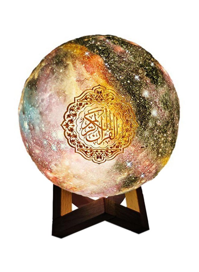 Quran 3D Starry Moon Light Quran Speaker Sq512 Multicolour
