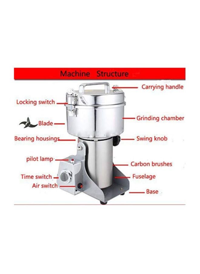 اي ار تي سي مطحنة قوية عالية السرعة متعددة الاستعمالات بقدرة 4100 وات 2500.0 ml 4100.0 W 2500A فضي  - Image 4