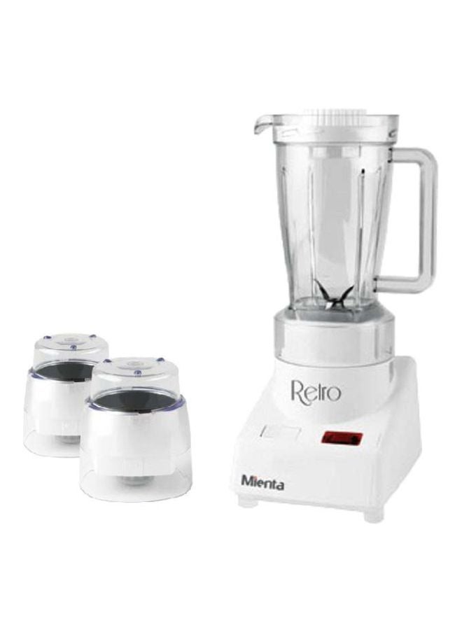 Mienta Retro Plus Mixer Grinder 1.0 L 500.0 W Bl-721 White/Clear  - Image 4