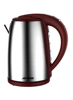 AFTRON Electric Kettle 1.7L 1.7 L AFEK1770N Maroon/Silver  - Image 1