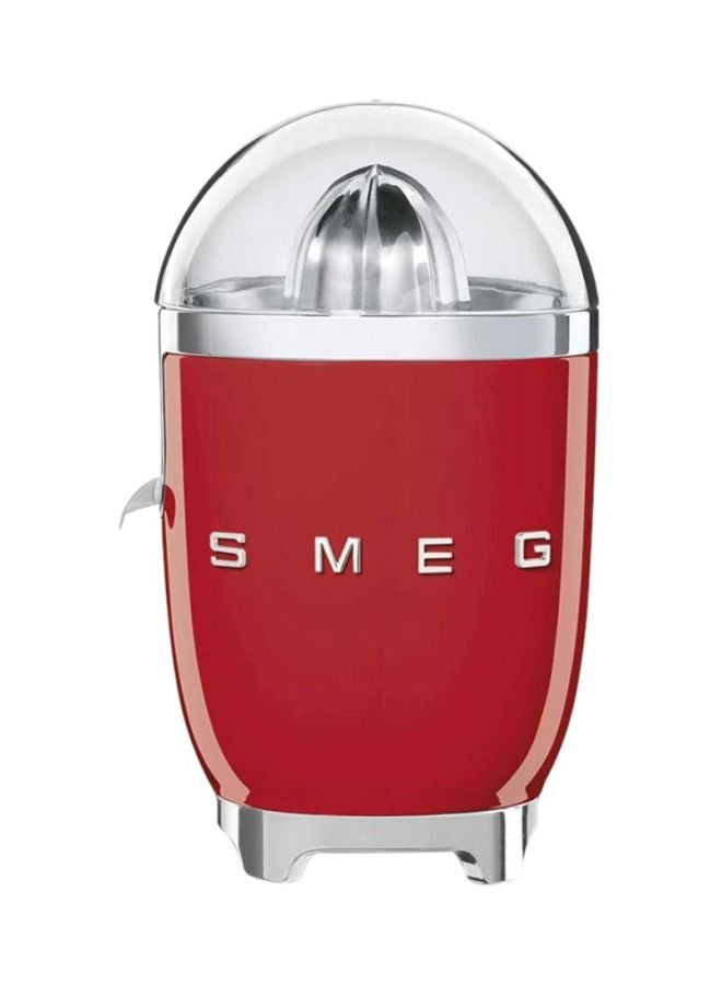 smeg 50's Retro Style Aesthetic Citrus Juicer 70.0 W CJF01RDUK Red/Silver - Image 1