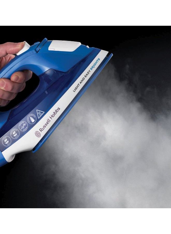 2400W Steam Iron - Quick Heat-up, Non-Stick Ceramic Soleplate, Auto-Off, Continuous & Vertical Steam 240 ml 2400 W 24840 Sapphire - v1597649674/N22240163A_7