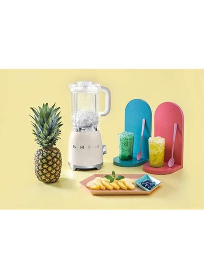 smeg Countertop Blender 1.5L 800W 1.5 L 800 W BLF01CRUK White/Clear/Silver  - Image 5