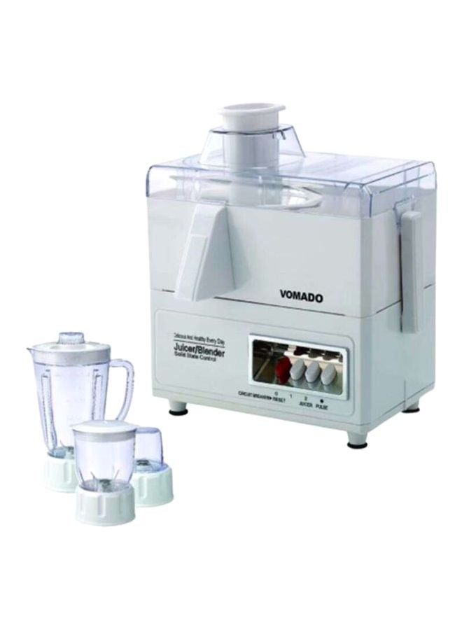 فومادو عصارة وخلاط 4 في 1 بقوة 400 واط 400.0 W VMDBL-J618 أبيض - Image 1