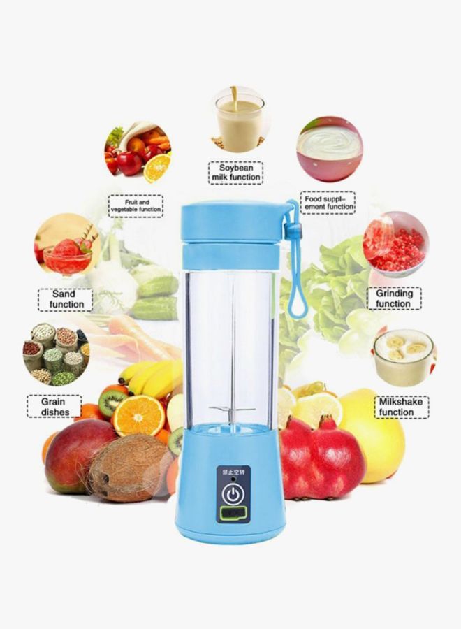 Shasshka Rechargeable Mini Electric Blender HM-03 Blue/Clear  - Image 5