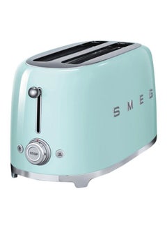 smeg 50's Retro Style Aesthetic 4 Slice Toaster 1500 W 1635.0 W TSF02PGUK Green/Silver  - Image 2