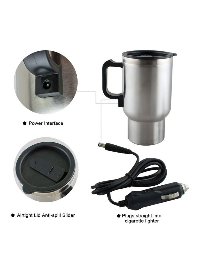 Cyber Carperipher Electric Travel Mug 14OZ 14.0 oz EM140Z Silver/Black - Image 2