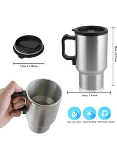 Cyber Carperipher Electric Travel Mug 14OZ 14.0 oz EM140Z Silver/Black  - Image 3