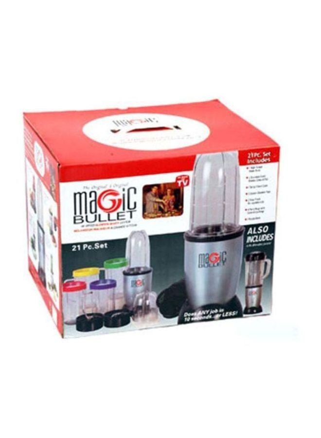 Magic Bullet 21-Piece Kitchen Food Processor Set 220 W MG21 Clear/Black/Silver  - Image 4