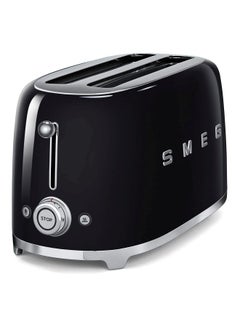 smeg 4-Slice Retro Style Toaster 1500W 1635.0 W TSF02BLUK Black/Silver  - Image 4