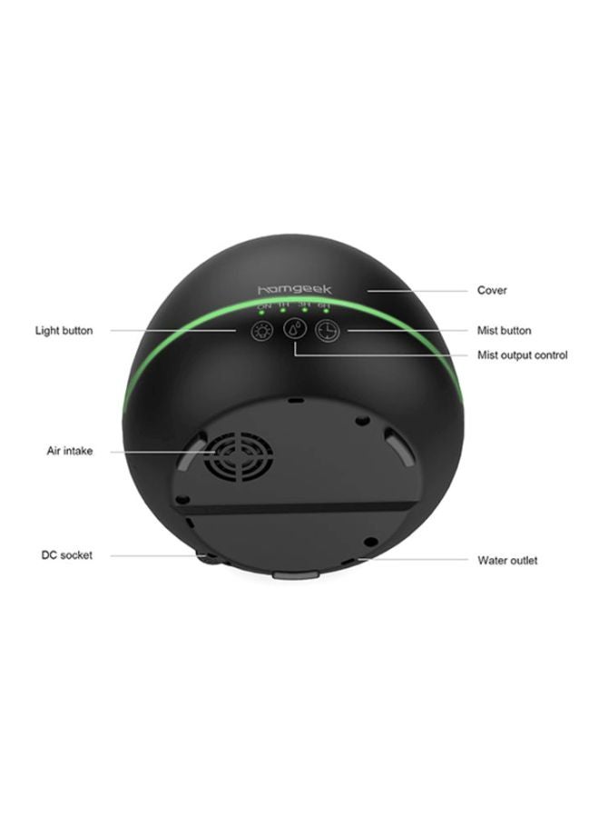 homgeek Home Air Humidifier With EU Plug 400ml Black 0.4Liters  - Image 3