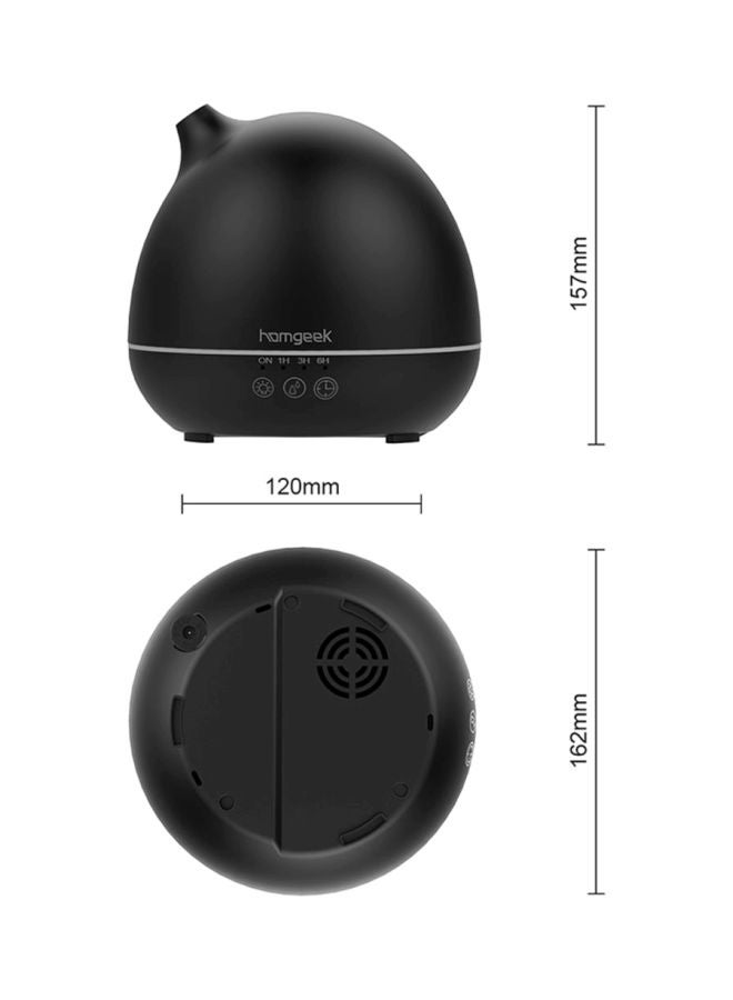 homgeek Home Air Humidifier With EU Plug 400ml Black 0.4Liters  - Image 4